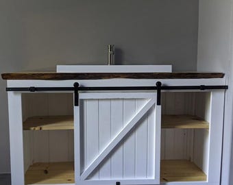 Plans de construction d'un meuble-lavabo de style campagnard