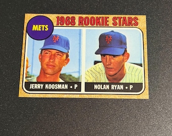 1968 Nolan Ryan, Jerry Koosman Rookie Star Reprint Card #177
