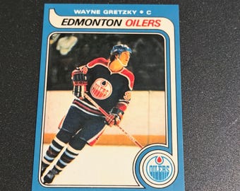 Wayne Gretzky O-Pee-Chee #18 Rookie Card Reprint Edmonton Oilers Hockey Reprint