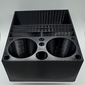 ASA Cockpit Organizer Console, Dual Drink Holders, iPad Mini/EFB Slots, Phone Mounts