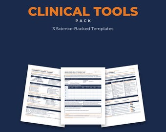 Suivi des médicaments contre le TDAH, journal des comorbidités, évaluation du biotype (PDF imprimable)