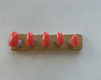 Set de uñas de arrecife de coral