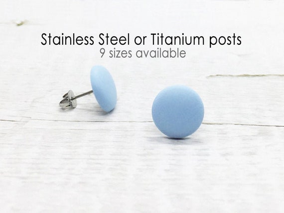 Light blue studs sale