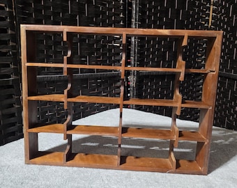 Estante de madera vintage para especias, vitrina Nic Nak