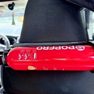 Toyota 4Runner 5th Gen headrest mounted fire extinguisher
