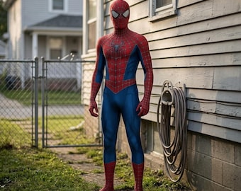 Spiderman-Kostüm für Erwachsene – Spider-Cosplay-Body, Superhelden-Halloweenkostüm, Outfit für Comic-Conventions, Ganzkörperanzug