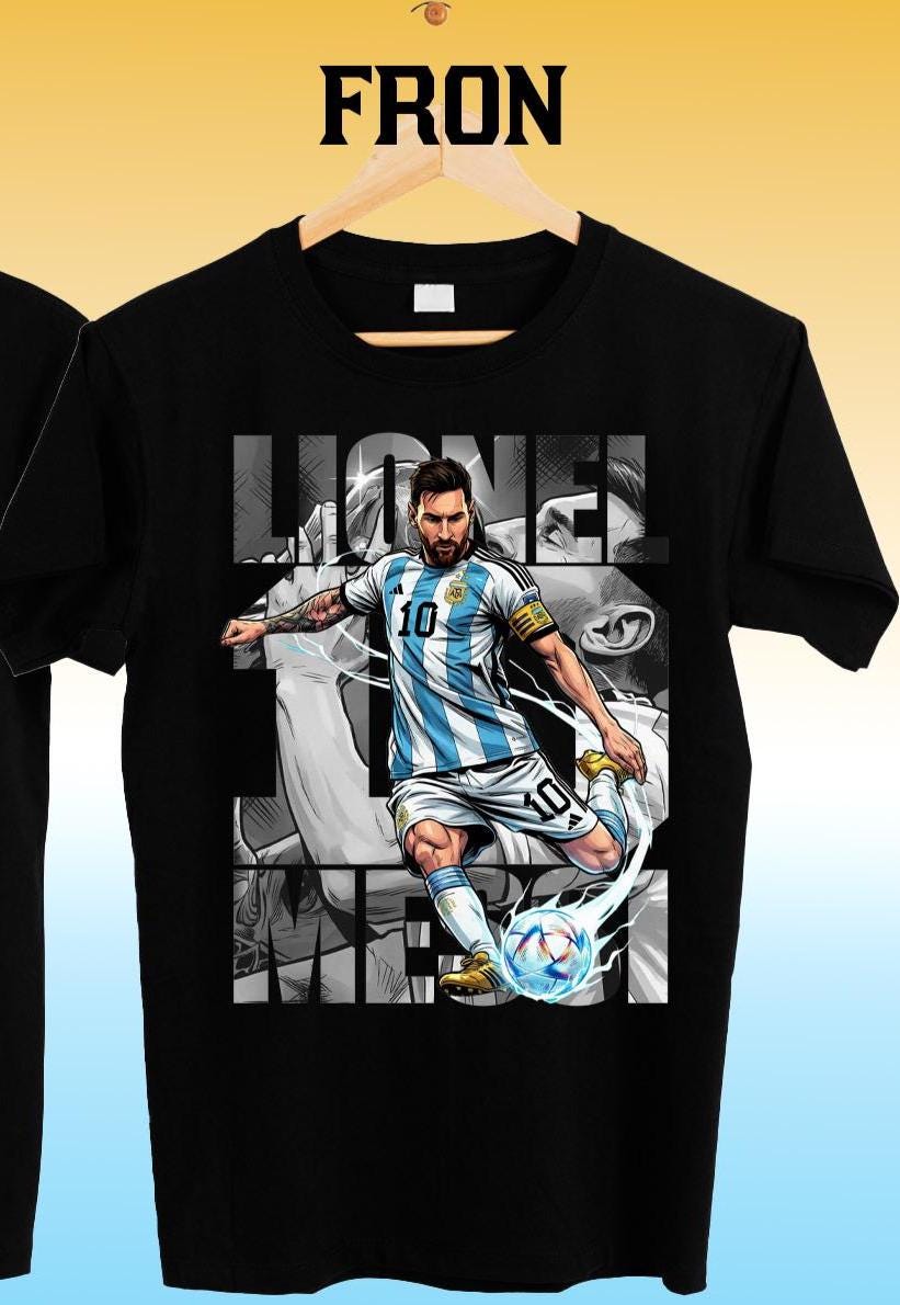 Leo Messi Tshirt - Etsy