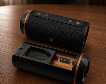 Fun Safe Speaker | Hidden Compartment Stash Box | Crypto & Hardware Wallet Storage | Handmade Secret Gift for Men