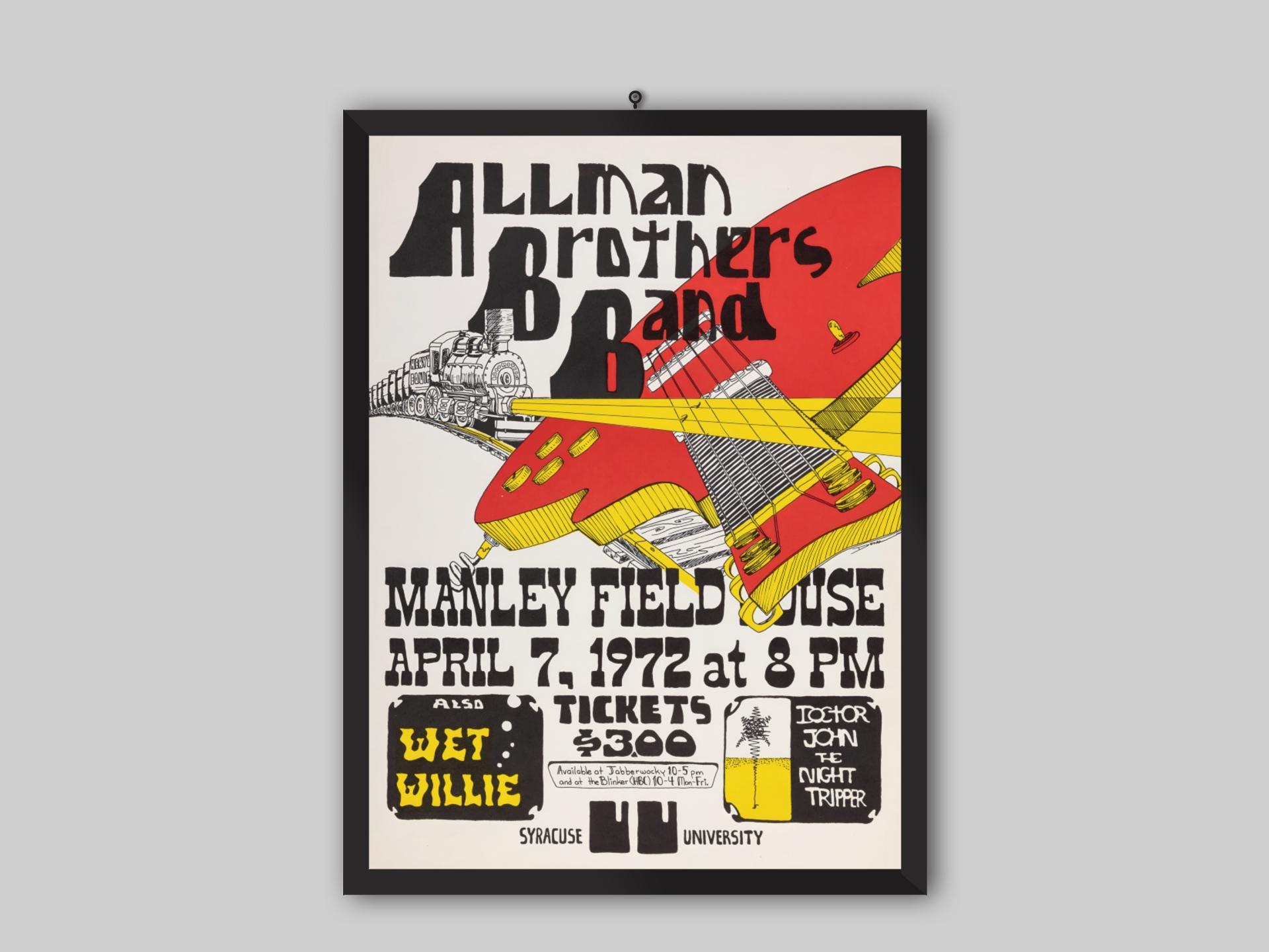Allman brothers concert posters - Etsy 日本