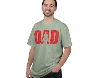 Dad Silhouette T-Shirt | Fatherhood Graphic Tee, Vintage Style