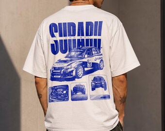 Subaru WRX STI Shirt, Comfort Colors® JDM Rally Car Tee, Vintage Subaru Rally Grafik, Retro Motorsport Shirt, Subaru Geschenk, Autoliebhaber Geschenk