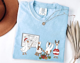 T-Shirt für Ergotherapeuten, Weihnachts-T-Shirt mit Gänsemotiv für Ergotherapeuten, Geschenkidee für Ergotherapeuten, T-Shirt für Ergolehrer