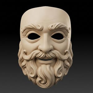 Zeus Mask - Etsy