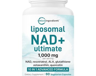 Microingredientes Liposomal NAD+ Ultimate 1000 mg, 60 cápsulas vegetales