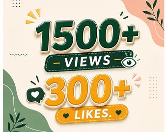 TikTok Likes & Views Growth Formula PDF | Organic Creator Guide | Digital Download