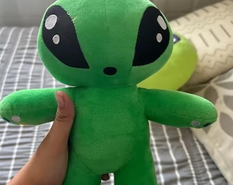 Green Alien Plush Toy: Cozy Music Video Mascot, Big Eyes Stuffed Animal