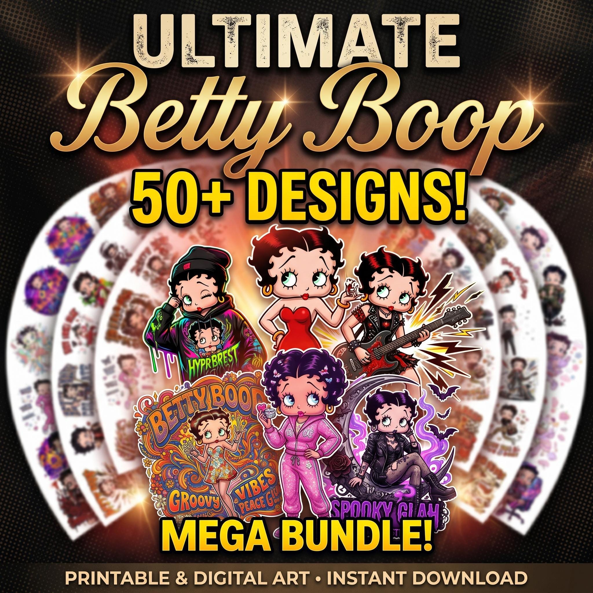Betty Boop Biker - Etsy Canada