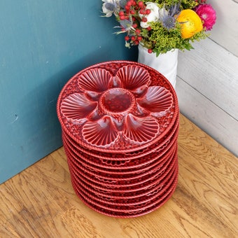 1900s ~ Jardinière Motif Sarreguemines U&C ~ French Antique