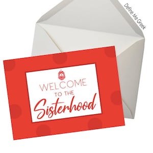 Welcome to the Sisterhood - Note Cards (4 pack) | Delta Sigma Theta DST