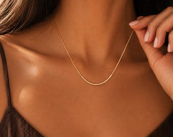 Gepersonaliseerde morsecodeketting, aangepaste morsecodenaamketting, ketting geheime boodschap, verjaardagscadeau jubileum, kerstcadeau voor haar