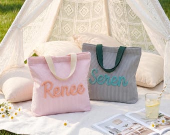 Bolso de playa personalizado, bolsa de piscina de chenilla personalizada, recuerdo para despedida de soltera, regalo para vacaciones de verano