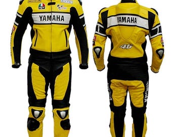 Swarovski MotoGP Leder-Rennanzug, CE-geschützte 2-teilige Motorradkleidung