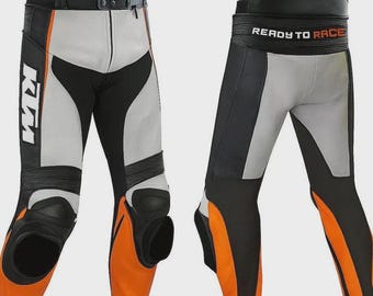 CE-geprüfte Leder Motorrad-Rennhose - Knieschleifer Schutzausrüstung