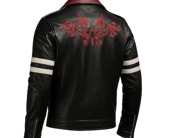 Alex Mercer Lederjacke, Prototyp Game Cosplay Biker Outfit