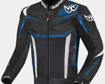 Berik Handmade Motorrad Rüstung Racing Jacke, CE-geprüfte Doppelschutz Reitausrüstung