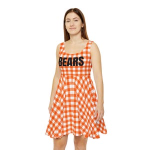 Vestido skater para mujer de la Universidad Mercer - Bears, MU