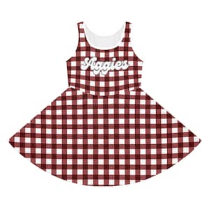 burgundy game day dress Game Day Tier Dress