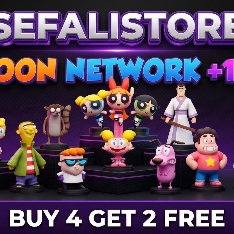 Cartoon Network Figurines - Etsy