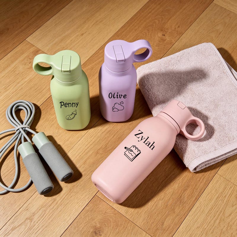 Personalized Kids Water Bottle - Etsy UK