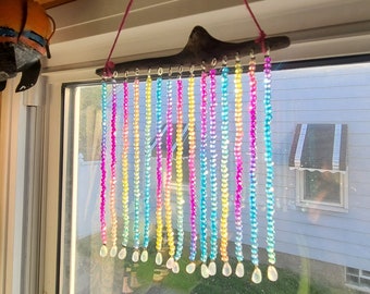 Mini Ombre Suncatcher - Glass Beads - Lake Erie Driftwood