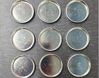 REDUCED MUST SELL! Empty Magnetic 26mm Round Eyeshadow Pans - Choose From 2 Amounts