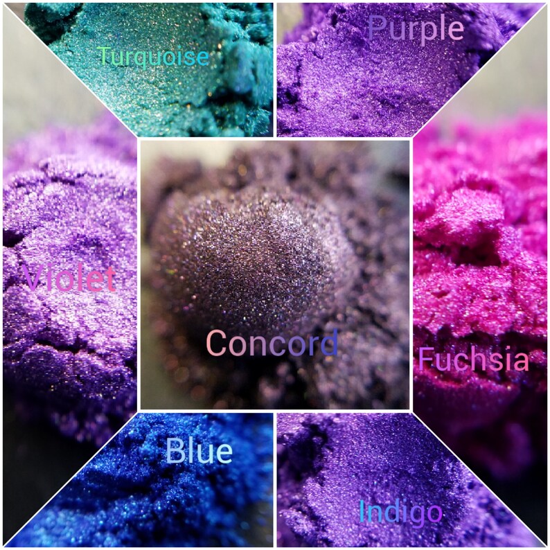 Cool Tones Powder Mica Color for Lip Gloss Sampler 10 G or Etsy