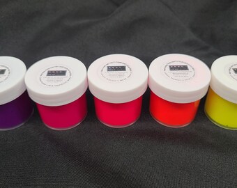 Neon Paste Color For Liquid Lipstick 2x+ More Concentrated - 1.25 oz or Mini Sampler- Choose Your Color