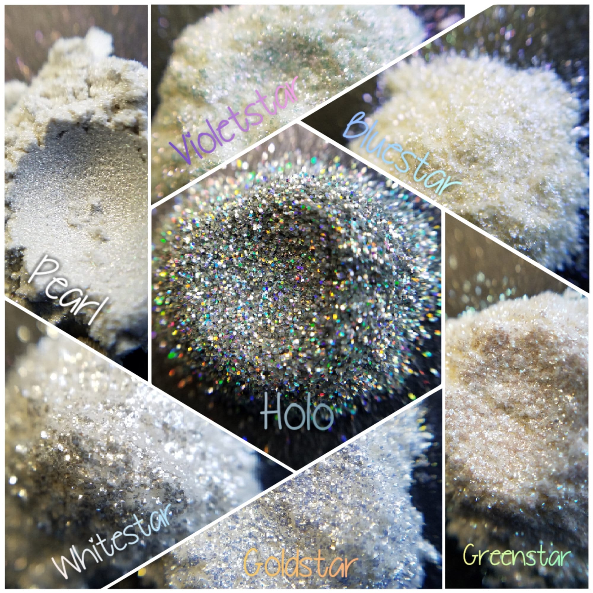 MEYSPRING Geode Art Collection Epoxy Resin Color Pigment Sample Set With  Online Course Metallic Pigment, Mica Powder, and Fine Glitter 