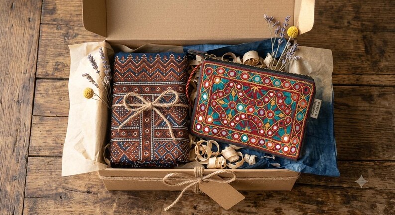 Handmade Sindhi Ralli Patchwork Quilt | Boho Bedspread + Wall Tapestry | Cottagecore Vintage Throw Blanket | Pakistani Folk Art Artisan image 14