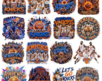 Digital Download Knicks Basketball PNG, New York Basketball Design, Game Day Shirt Sublimation, Sports Fan Clipart, NBA Fan Graphics