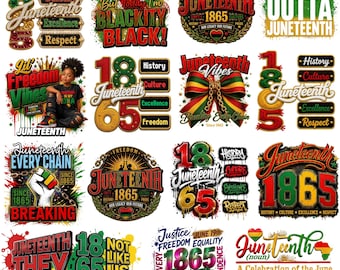 Juneteenth PNG Bundle, Melanin Queen PNG, Black Freedom Designs, African American Woman Clipart, Juneteenth Shirt Sublimation, Black History