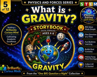 How Does Gravity Pull Things? | Gravitational Forces Storybook for Kids | Physics & Forces Ages 4–8