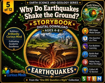 Why Do Earthquakes Shake the Ground? | Earthquakes and Fault Lines Storybook for Kids | Earth Science & Geology Ages 4–8