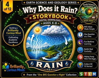 Why Does It Rain? | Water Cycle Storybook for Kids | Earth Science & Geology Ages 4–8