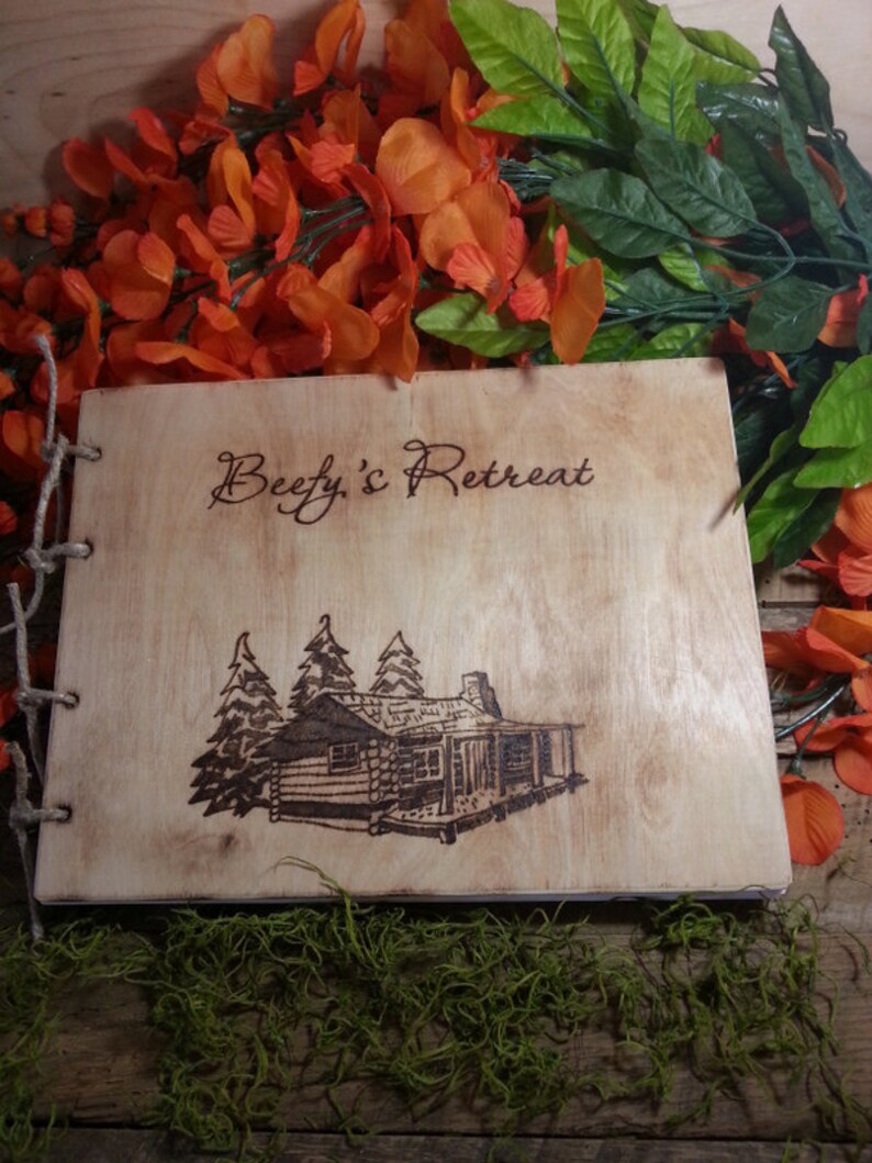 Cabin Guest Book Vacation Rental Book Closing Gift Vrbo Etsy