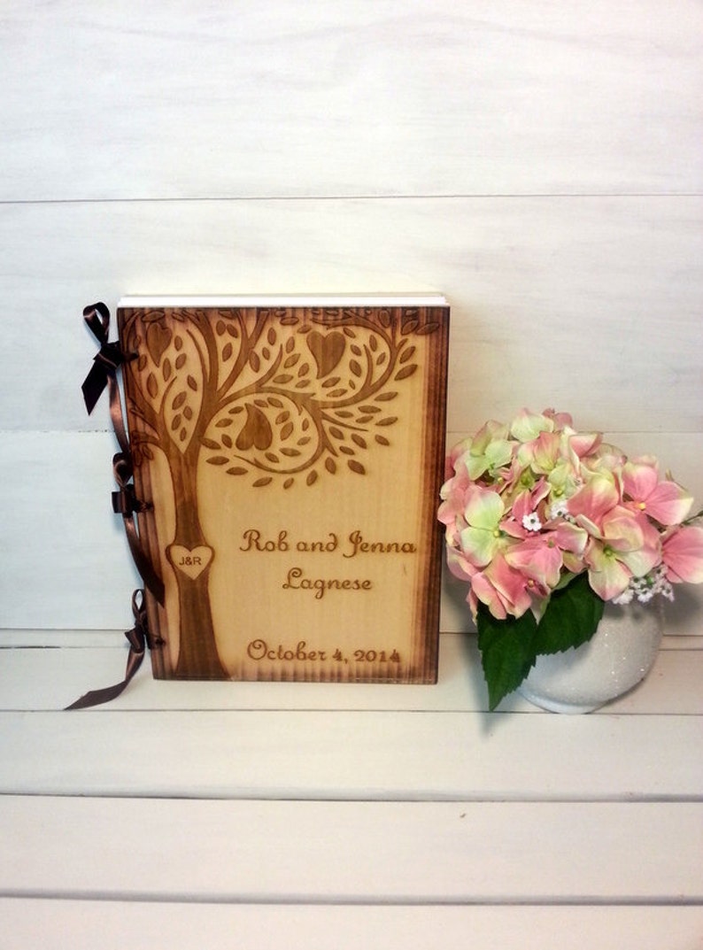 Bride and Groom Personalized Wedding Guest Book Personalized Album Wedding Guest Books