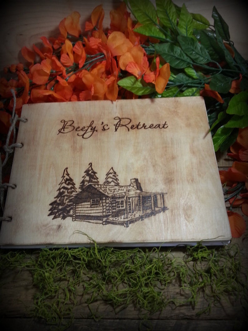 Cabin Guest Book Vacation Rental Book Closing Gift Vrbo Etsy