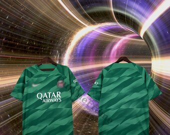 Camiseta De Futbol P.S.G 2023 2024 Verde Portero
