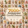 7000+ Amigurumi Crochet Patterns Bundle PDF | Cute Animal Crochet Patterns | Beginner Friendly Plushie Patterns | Instant Download