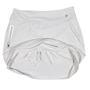 Fila Sport Skort da donna, taglia S, colore bianco, per tennis, golf e atletica, con pantaloncini incorporati. immagine 3